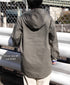 INHT2604CHW COTTON HERRINGBONE WASH HOODED PULLOVER SHIRT