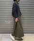 INHT2514CHW COTTON HERRINGBONE WASH EASY SKIRT