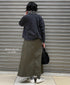 INHT2514CHW COTTON HERRINGBONE WASH EASY SKIRT