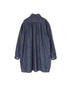ISNAM2605CB NAVY (INDIGO) CHAMBRAY WORK GATHERED SHIRT