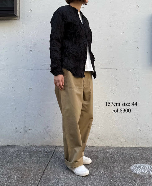GNHT2451CL COTTON/LINEN KERSEY BAKER PANTS