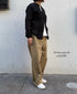 GNHT2451CL COTTON/LINEN KERSEY BAKER PANTS