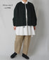 NMDS24633D 40s ORGANIC POPLIN OVERDYE RAGLAN STRING JACKET