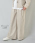 NMDS26212 60s STITCHED ORGANIC CAMBRIC EASY PANTS