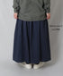 NMDS26213 60s STITCHED ORGANIC CAMBRIC GATHERED SKIRT WITH LINING