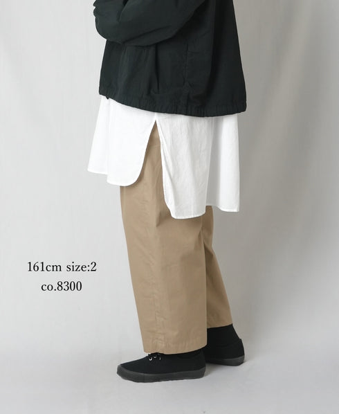 GNMDS2501CW COTTON DYED WEATHER 2TUCK TAPERED EASY PANTS