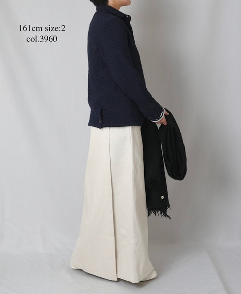 NAM0202BP COTTON QUILT SHIRTS COLLAR JACKET