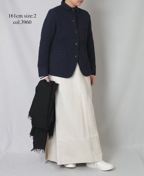 NAM0202BP COTTON QUILT SHIRTS COLLAR JACKET