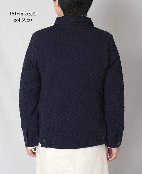 NAM0202BP COTTON QUILT SHIRTS COLLAR JACKET