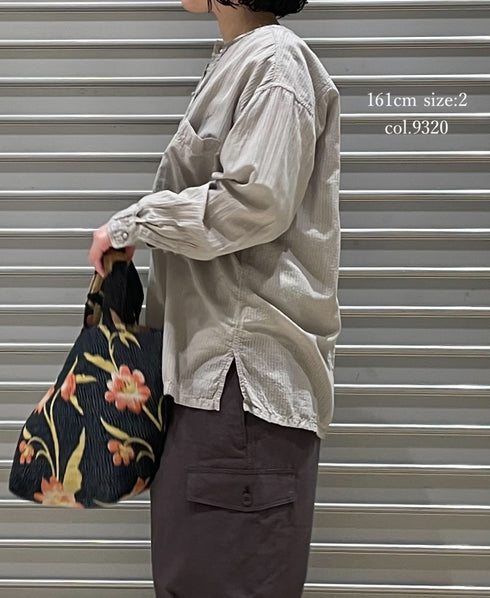 MDSH2601BD 80s ORGANIC COTTON ( BIG CHECK x SMALL CHECK ) OVERDYE PULLOVER SHIRT (BALL BUTTON)