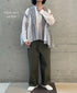 INMDS26111W HANDWOVEN COTTON SINGLE CHECK PATCHWORK BALL BUTTON SHIRTS WITH MINI PINTUCK