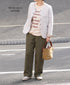 NAM1407 COTTON QUILT NO COLLAR JACKET