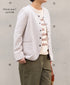 NAM1407 COTTON QUILT NO COLLAR JACKET