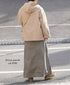 INHT2514CHW COTTON HERRINGBONE WASH EASY SKIRT