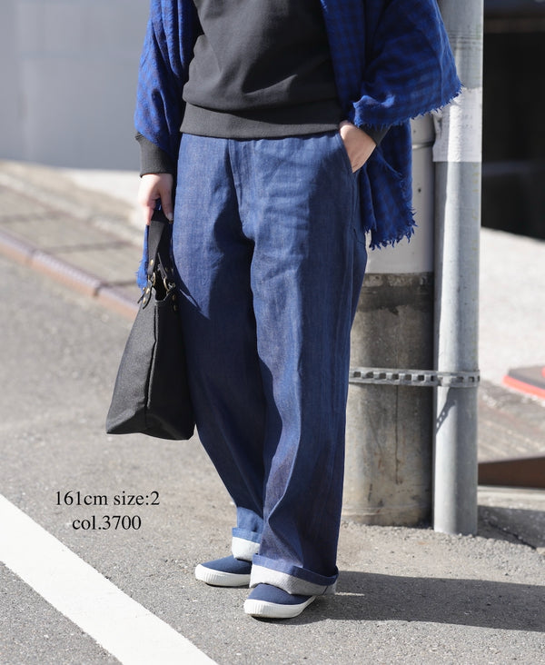 GNAM2601 8oz UNEVEN YARN DENIM WORK PANTS
