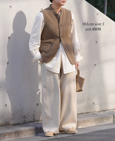 NAM2571P COTTON QUILT VEST
