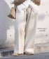 GNAM2612 COTTON/LINEN HERRINGBONE ONE-TUCK PNATS