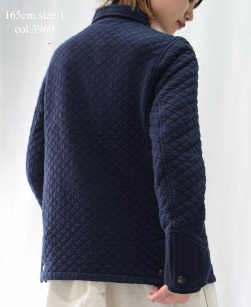 NAM0202BP COTTON QUILT SHIRTS COLLAR JACKET
