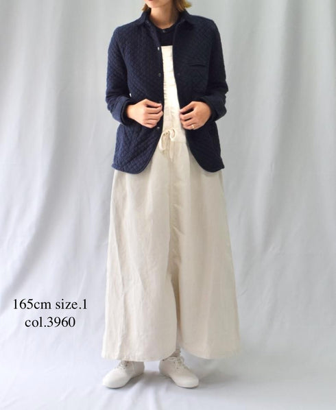 NAM0202BP COTTON QUILT SHIRTS COLLAR JACKET