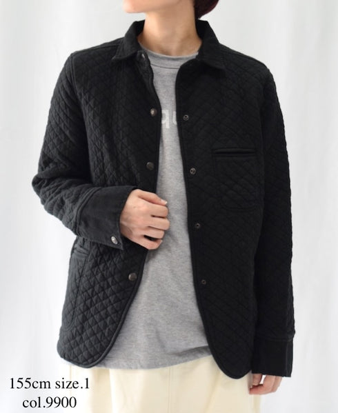 NAM0202BP COTTON QUILT SHIRTS COLLAR JACKET