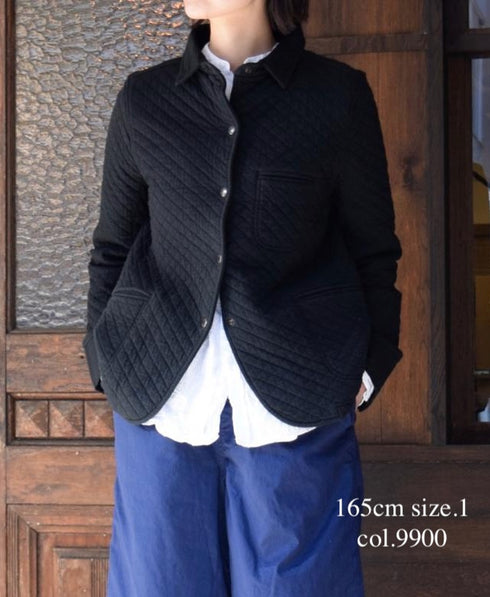 NAM0202BP COTTON QUILT SHIRTS COLLAR JACKET