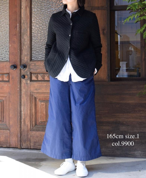 NAM0202BP COTTON QUILT SHIRTS COLLAR JACKET