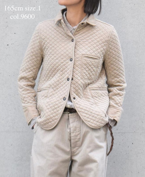 NAM0202BP COTTON QUILT SHIRTS COLLAR JACKET