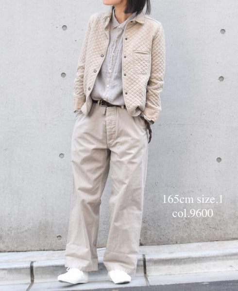 NAM0202BP COTTON QUILT SHIRTS COLLAR JACKET