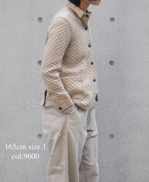NAM0202BP COTTON QUILT SHIRTS COLLAR JACKET