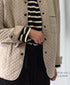 NAM1407 COTTON QUILT NO COLLAR JACKET