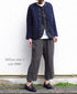 NAM1407 COTTON QUILT NO COLLAR JACKET