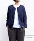 NAM1407 COTTON QUILT NO COLLAR JACKET
