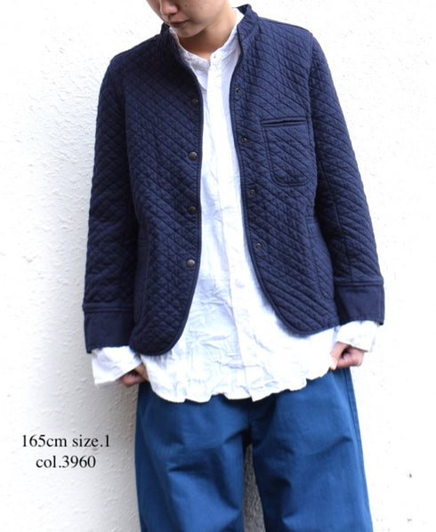NAM2101 COTTON QUILT STAND COLLAR JACKET