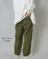 MDSH2483D 80s ORGANIC COTTON ( BIG CHECK x SMALL CHECK ) OVERDYE EASY PANTS WITH LINING