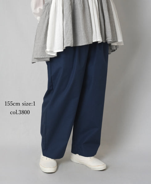 GNMDS2501CW COTTON DYED WEATHER 2TUCK TAPERED EASY PANTS