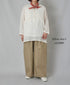 GNMDS2502CW COTTON DYED WEATHER 2TUCK WIDE EASY PANTS