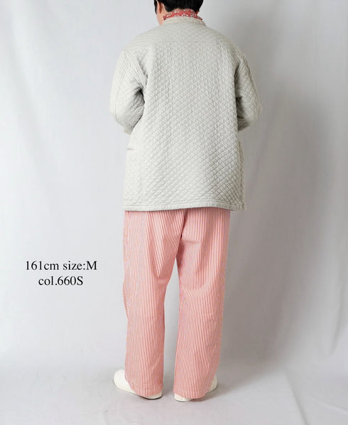 NVL2523 POPLIN STRIPE EASY PANTS