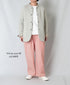 NVL2523 POPLIN STRIPE EASY PANTS