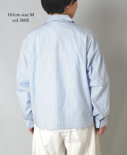 NVL2611 POPLIN STRIPE DRIZZLER JACKET