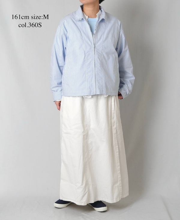 NVL2611 POPLIN STRIPE DRIZZLER JACKET