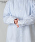 NVL2613 POPLIN STRIPE BANDED COLLAR L/SL SHIRT