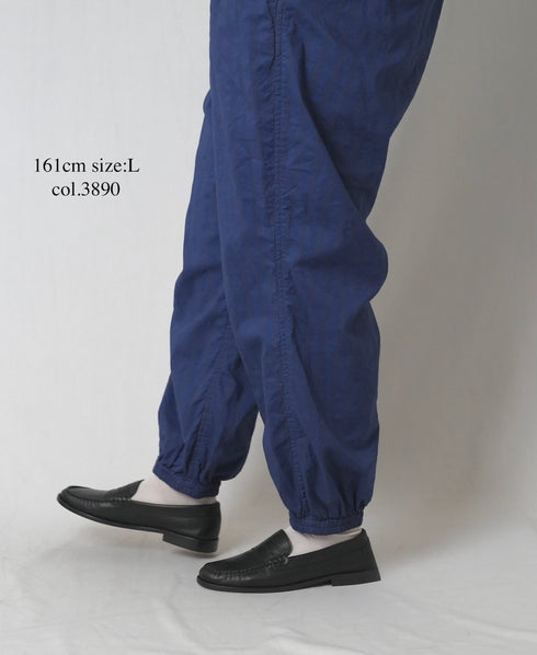 NVL2503PSD POPLIN WIDE STRIPE (OVERDYE) EASY PANTS
