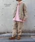 NVL2302LD 50s LINEN PLAIN (OVERDYE) SIDE VENTS NO COLLAR JACKET
