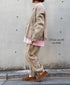 NVL2503LD 50s LINEN PLAIN (OVERDYE) EASY PANTS