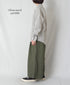 NVL1951LW 60s LINEN CHAMBRAY BANDED COLLAR L/SL OVERSIZED SHIRT