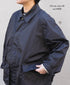 NHT2602PAI REYCLED NYLON BALMACAAN SHORT COAT WITH GUSSETED POCKET