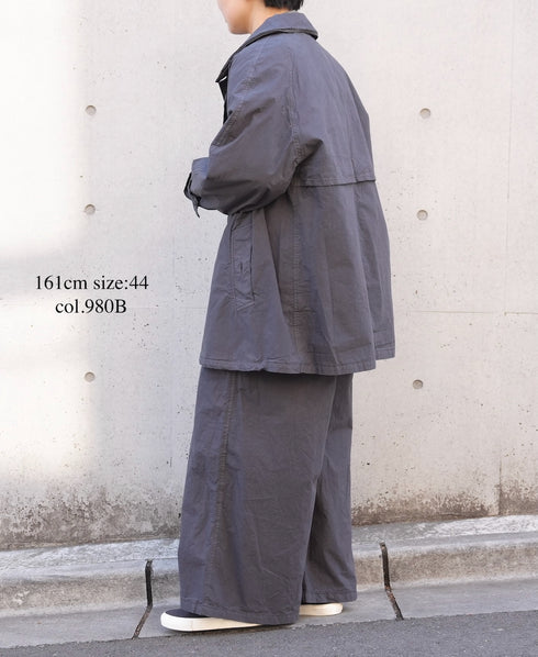 NHT2352TC LIGHT WEIGHT COTTON OVERDYE BALMACAAN SHORT COAT