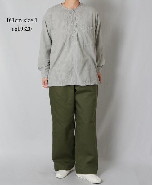 MDSH2601BD 80s ORGANIC COTTON ( BIG CHECK x SMALL CHECK ) OVERDYE PULLOVER SHIRT (BALL BUTTON)