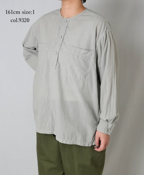 MDSH2601BD 80s ORGANIC COTTON ( BIG CHECK x SMALL CHECK ) OVERDYE PULLOVER SHIRT (BALL BUTTON)