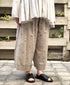 INMDS26085 80s VOILE SQUARE BLOCK PRINT EASY PANTS